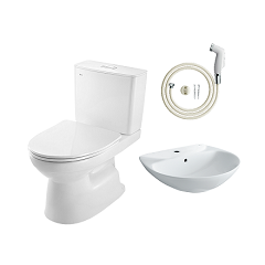 Bồn cầu C-514VAN+Chậu rửa L-285V+Vòi xịt CFV-102A