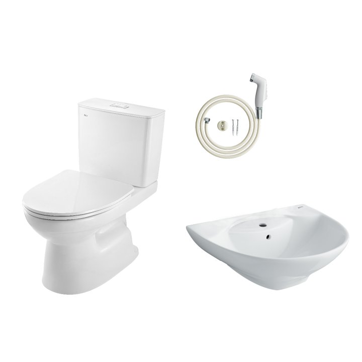 Bồn cầu C-514VAN+Chậu rửa L-288V(EC/FC)+Vòi xịt CFV-102M