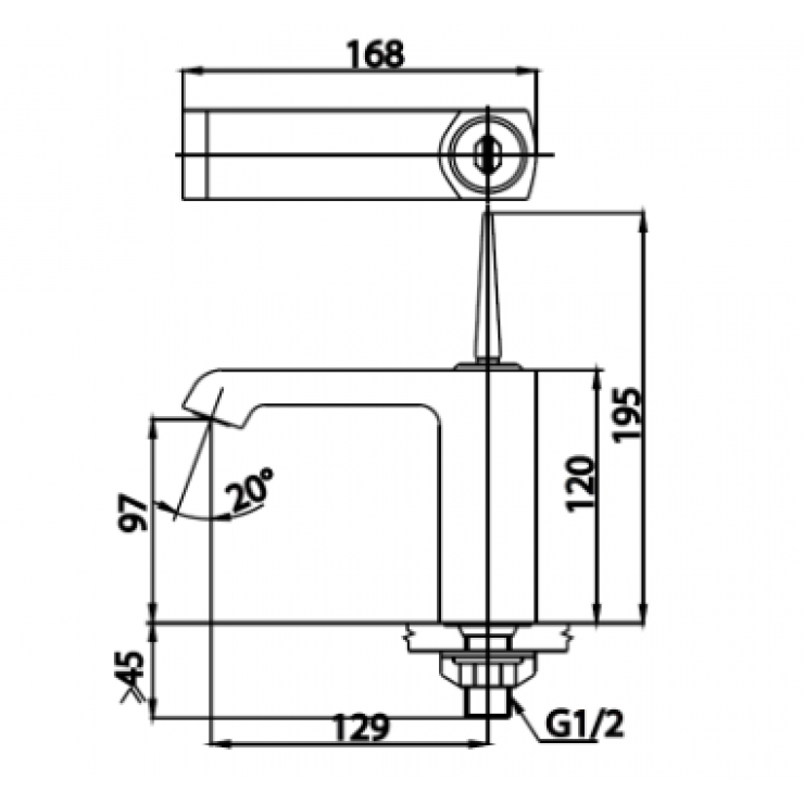 Vòi Lavabo COTTO CT1181J Yoy Stick Lạnh