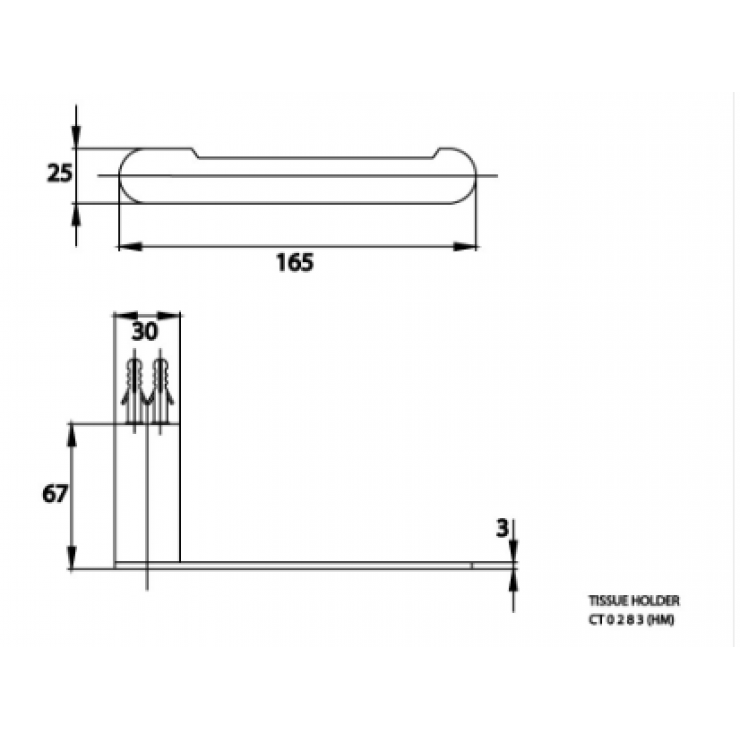 Lô Giấy Cotto CT0283-BL Màu Đen
