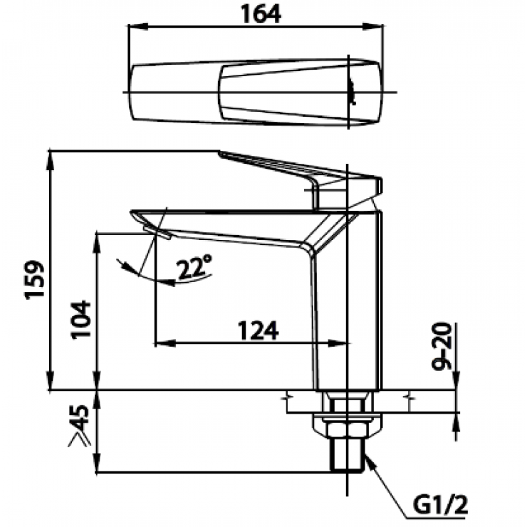 Vòi Lavabo Gật Gù COTTO CT1235A Essentia Lạnh
