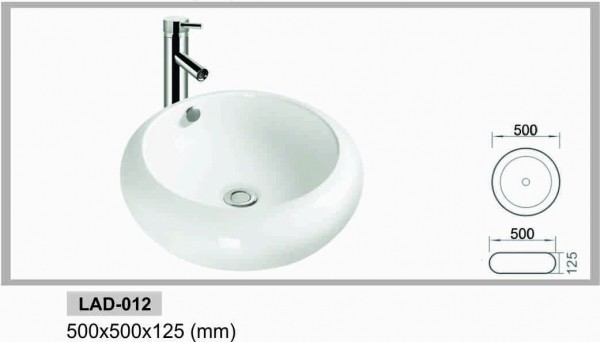 Chậu sứ bàn đá Govern LAD 012