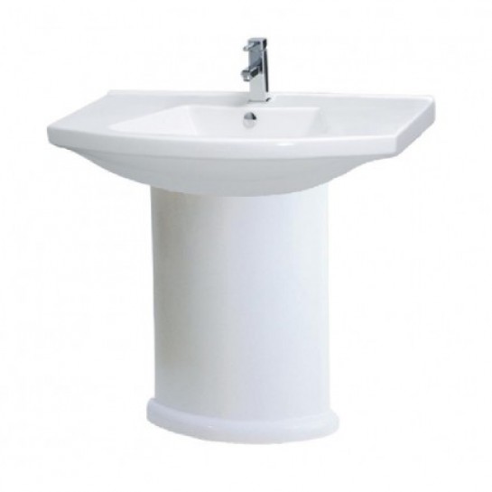 Chậu Rửa treo tường Caesar LF5312/PF2412 Chân Đứng