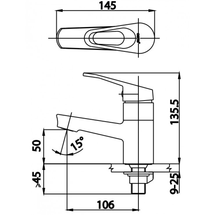 Vòi Lavabo COTTO CT1165AE-HM NEXT II Lạnh