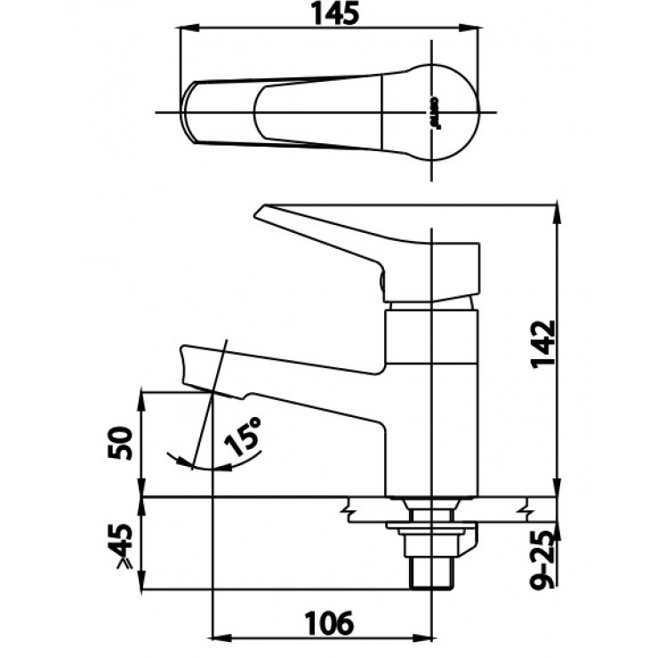 Vòi Lavabo COTTO CT1166AE-HM NEXT III Lạnh