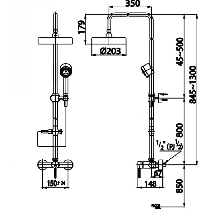 Sen cây nóng lạnh COTTO CT2047WS