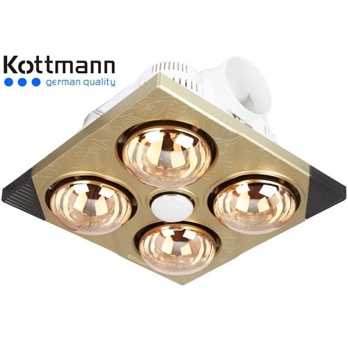 Đèn sưởi 4 bóng âm trần Kottmann – K4BT