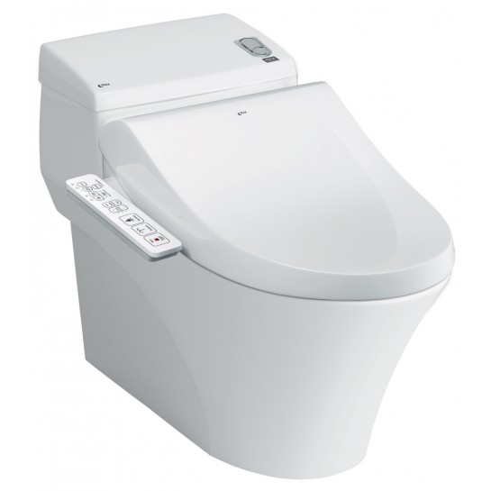 Bồn cầu INAX 1 khối AC-1008R nắp rửa điện tử CW-H18VN