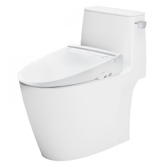Bồn cầu INAX 1 khối AC-902 nắp rửa điện tử CW-KA22AVN  xả gạt