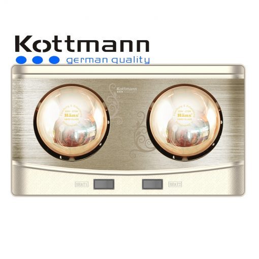Đèn sưởi 2 bóng treo tường Kottmann – K2BQ