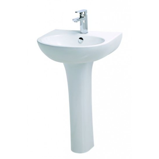 Chậu rửa treo tường Caesar L2152/P2445 Chân Dài