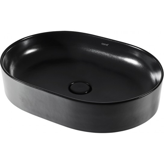 Chậu Lavabo COTTO C00343-MBK Đặt Bàn Sensation Capsule Đen Mờ