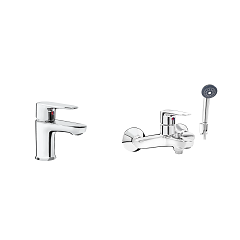 Vòi chậu LFV-1112S+Vòi sen BFV-1113S-4C