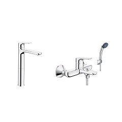 Vòi chậu LFV-1402SH + Vòi sen BFV-1403S-4C