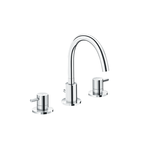 Vòi chậu INAX nóng lạnh riêng 3 lỗ LFV-7000B