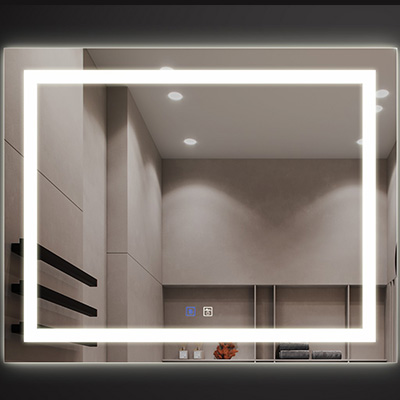 Gương đèn led cảm ứng kẻ viền Bancoot LKM017 (Đ/N - 700x900mm)