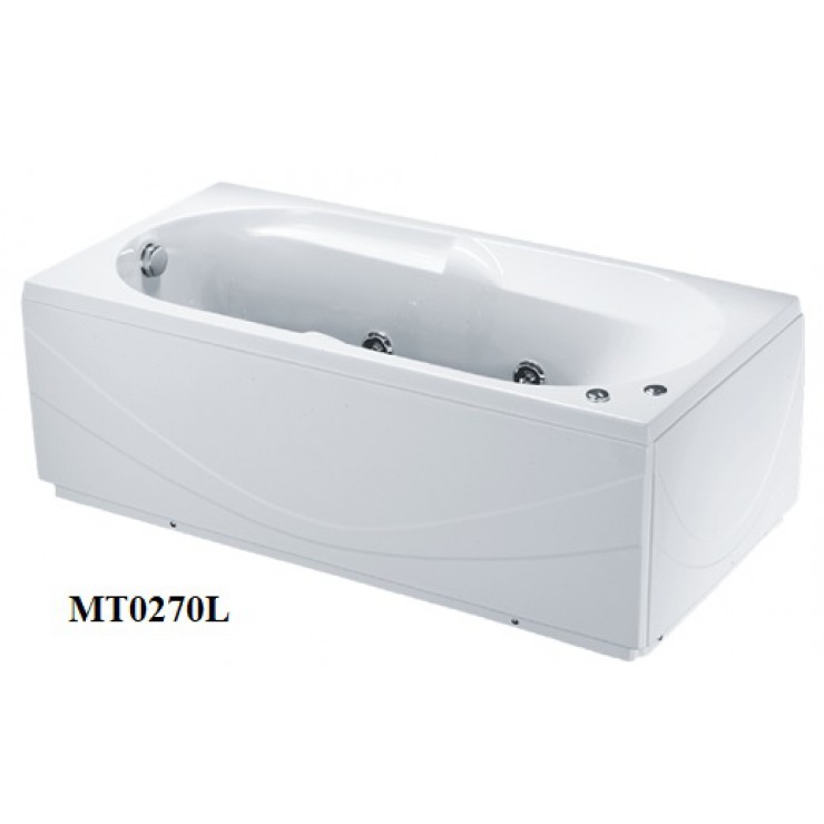 Bồn Tắm Massage Chân Yếm 1.7M CAESAR MT0270L/R