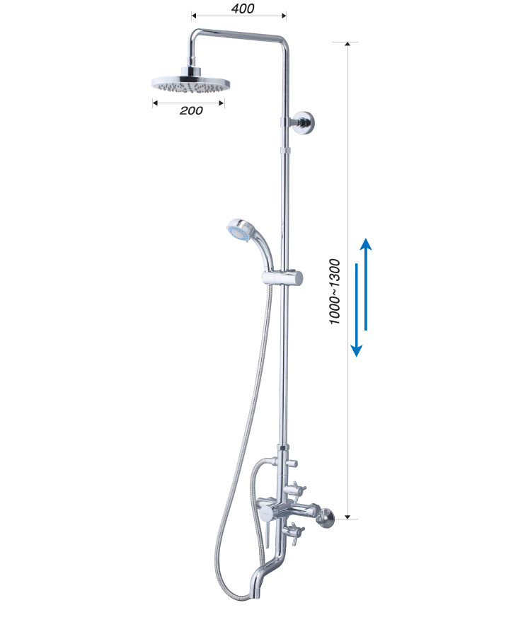 Sen cây tắm nóng lạnh Caesar S488C