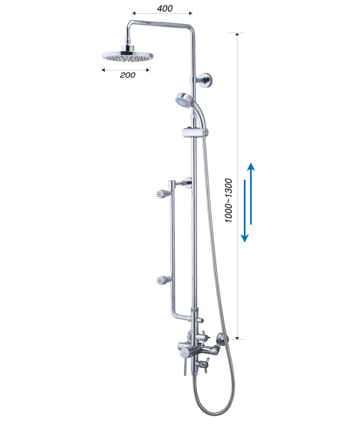 Sen cây tắm nóng lạnh Caesar S498C
