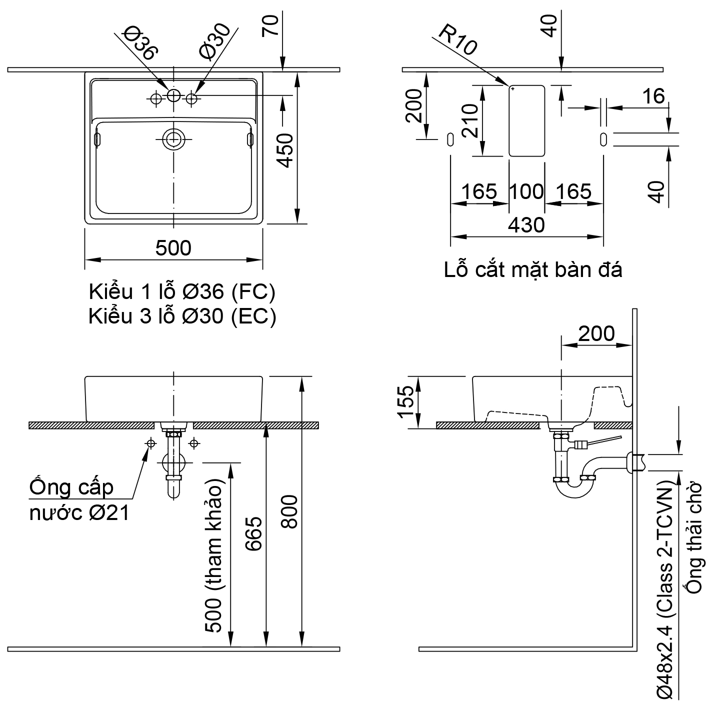 Chậu rửa đặt bàn INAX L-293V