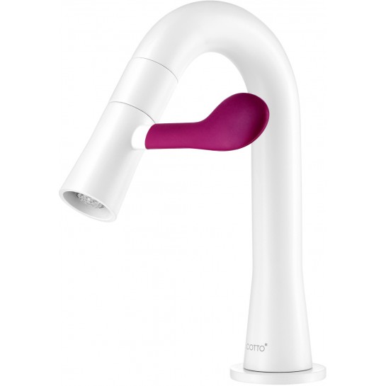 Vòi Lavabo COTTO CT1301C43VR-WH Soft Paddle Lạnh