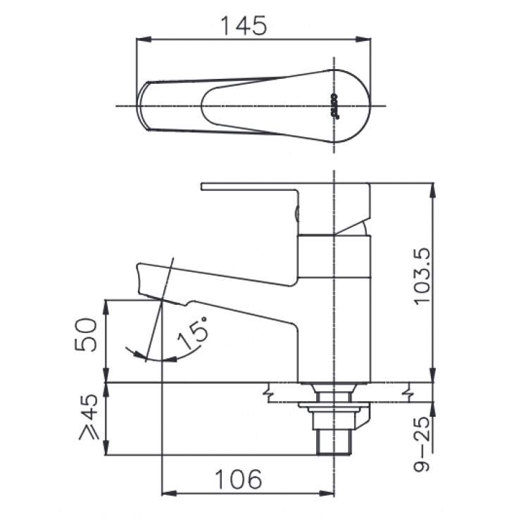 Vòi Lavabo COTTO CT1164AE-HM NEXT I Lạnh