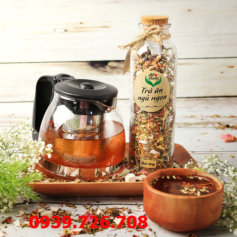 Trà ăn ngủ ngon Allherbs (dạng chai)