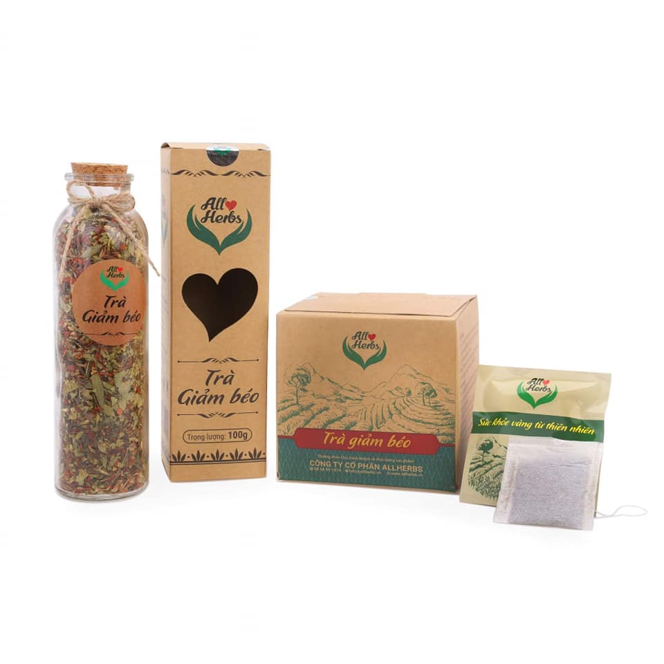 Trà giảm béo Allherbs (dạng túi lọc)