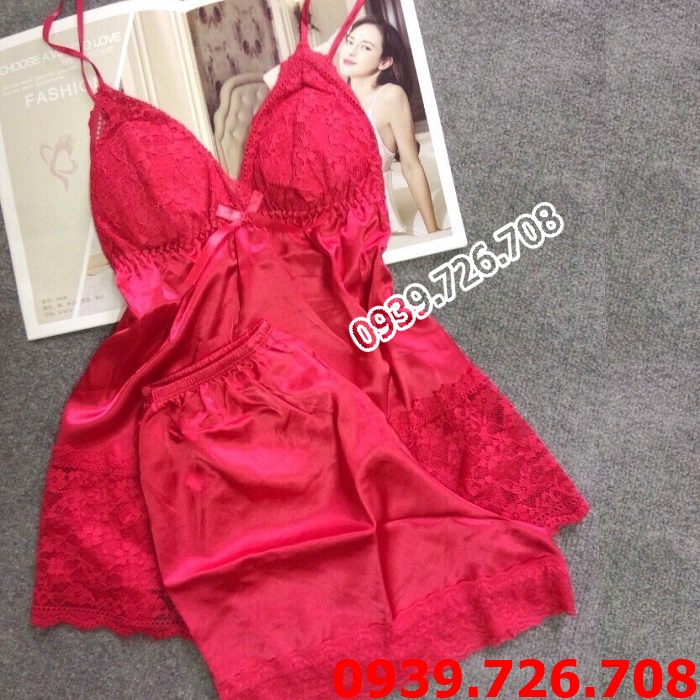 Bộ ngủ phi lụa 9638