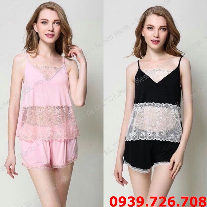 Bộ ngủ cotton lạnh chất mát rượi