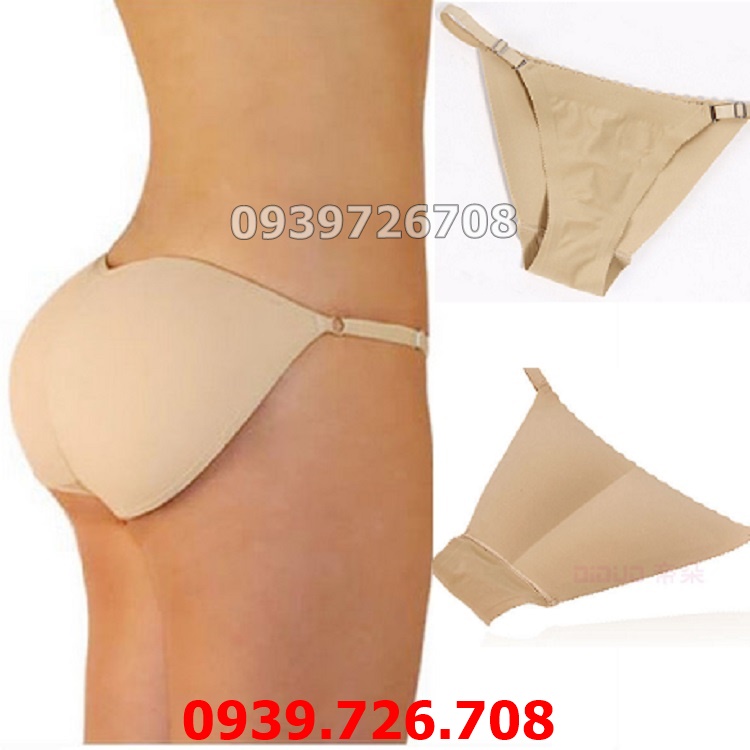Quần lót độn mông nữ không đường may❤️ Quần nâng mông cao cấp nữ dây tam giác nâng mông đẹp dành cho mông xệ (Quần lót độn mông mỏng tự nhiên).