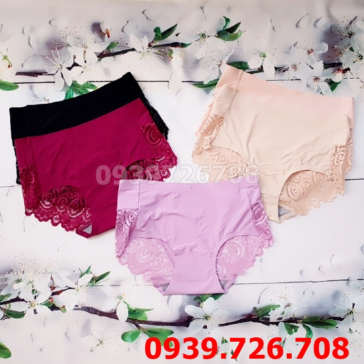 Quần lót su pha ren mông cao cấp