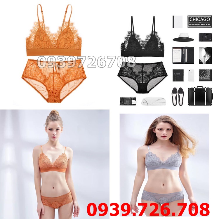 Bộ đồ lót bralette ko gọng ko mút