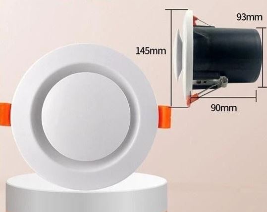 Cửa gió tròn âm trần Downlight D100