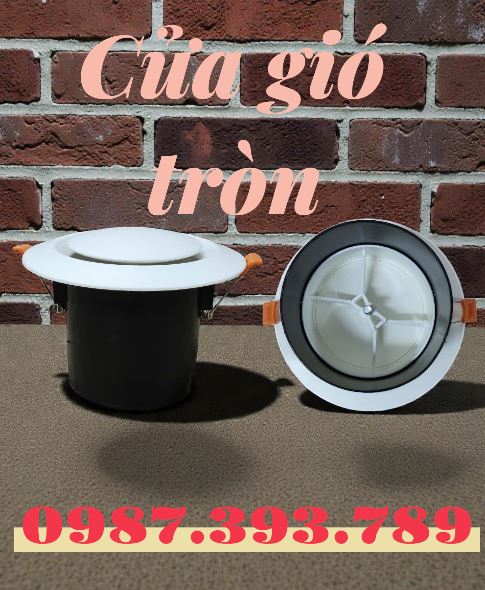 Cửa gió tròn âm trần Downlight D100