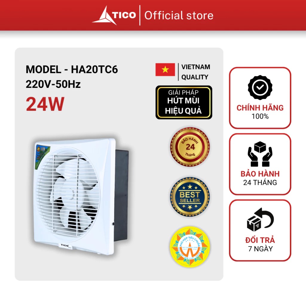 Quạt gắn tường Luxury HA20TC6