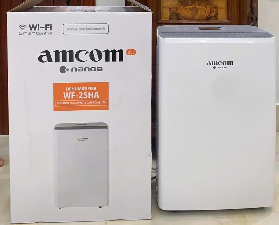 Máy hút ẩm và lọc không khí Amcom WF-25HA
