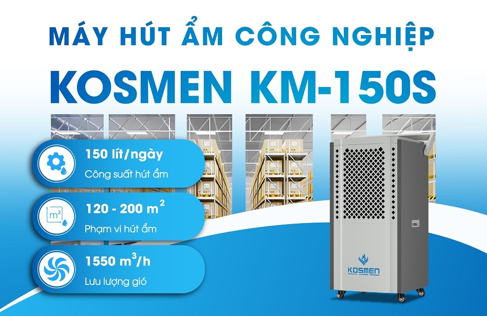 Máy hút ẩm công nghiệp KM-150S