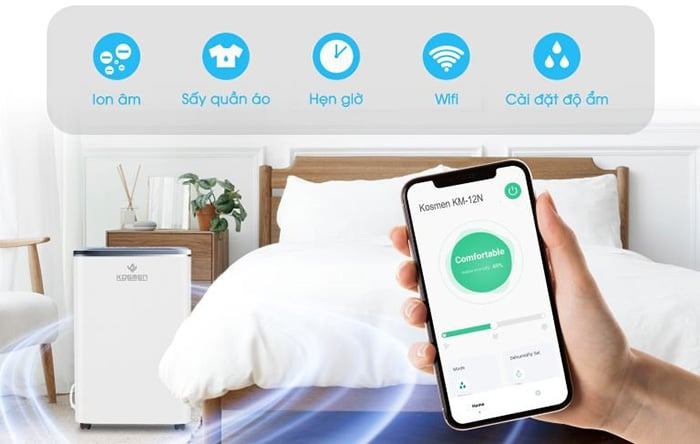 Máy hút ẩm dân dụng KM-12N
