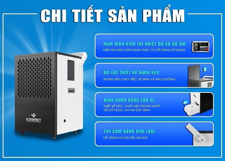 Máy hút ẩm công nghiệp KM-90S