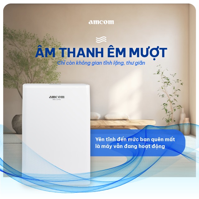 Máy hút ẩm và lọc không khí Amcom WF-25HA 