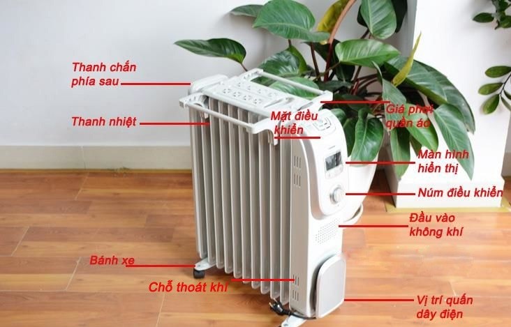 Máy sưởi dầu Tirros TS 9211