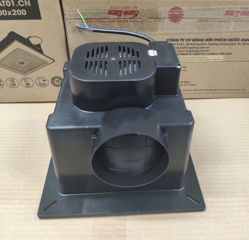 Quạt thông gió hút trần ngang QHAT01.CN 200x200