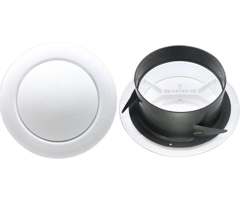Cửa gió tròn âm trần nhựa ABS D100