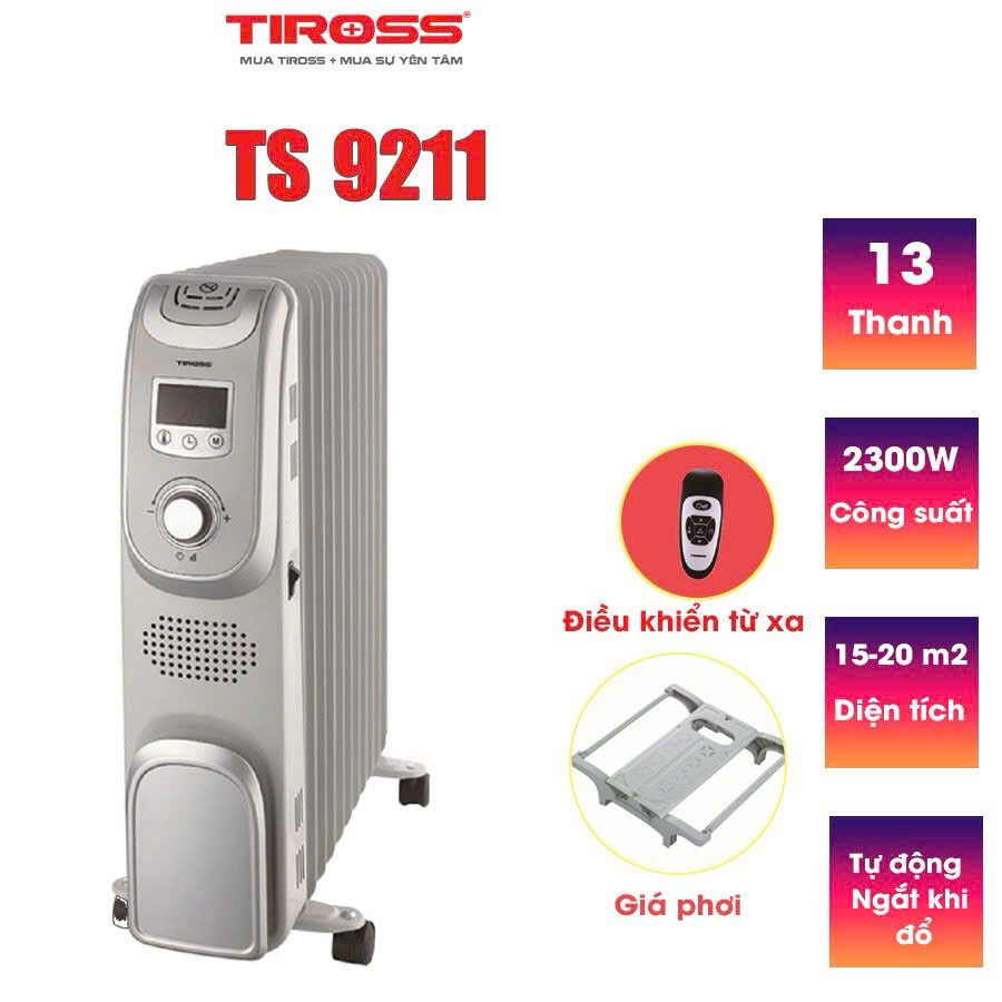 Máy sưởi dầu Tirros TS 9211