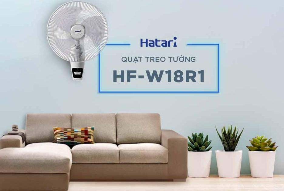 Quạt treo tường Hatari HF-W18R1