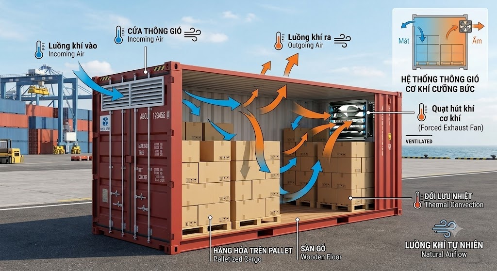 Quạt làm mát Container FA-25M1