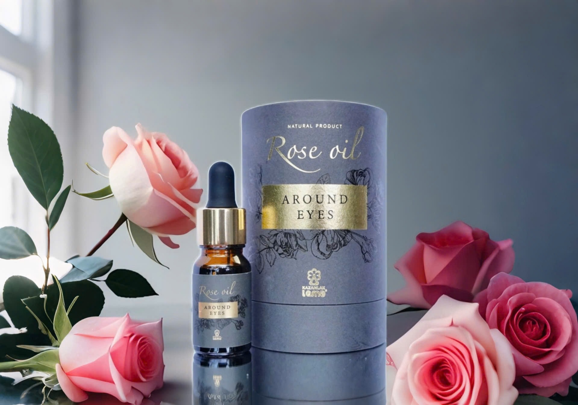 Dầu dưỡng da vùng quanh mắt Lema, Rose oil around eyes