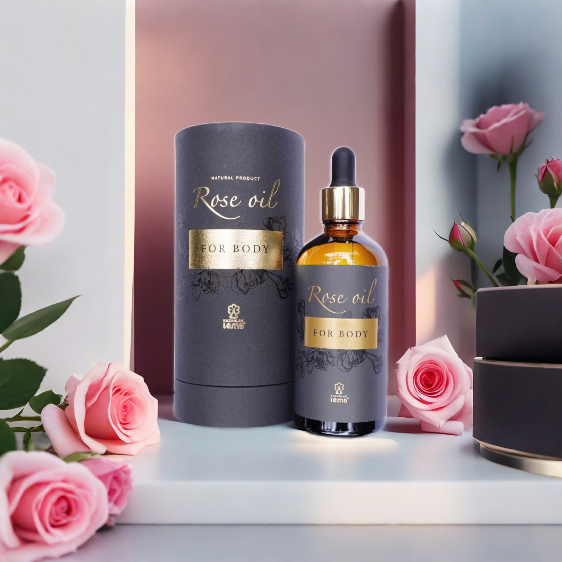 dầu dưỡng thể Lema, rose oil for body, body oil Lema