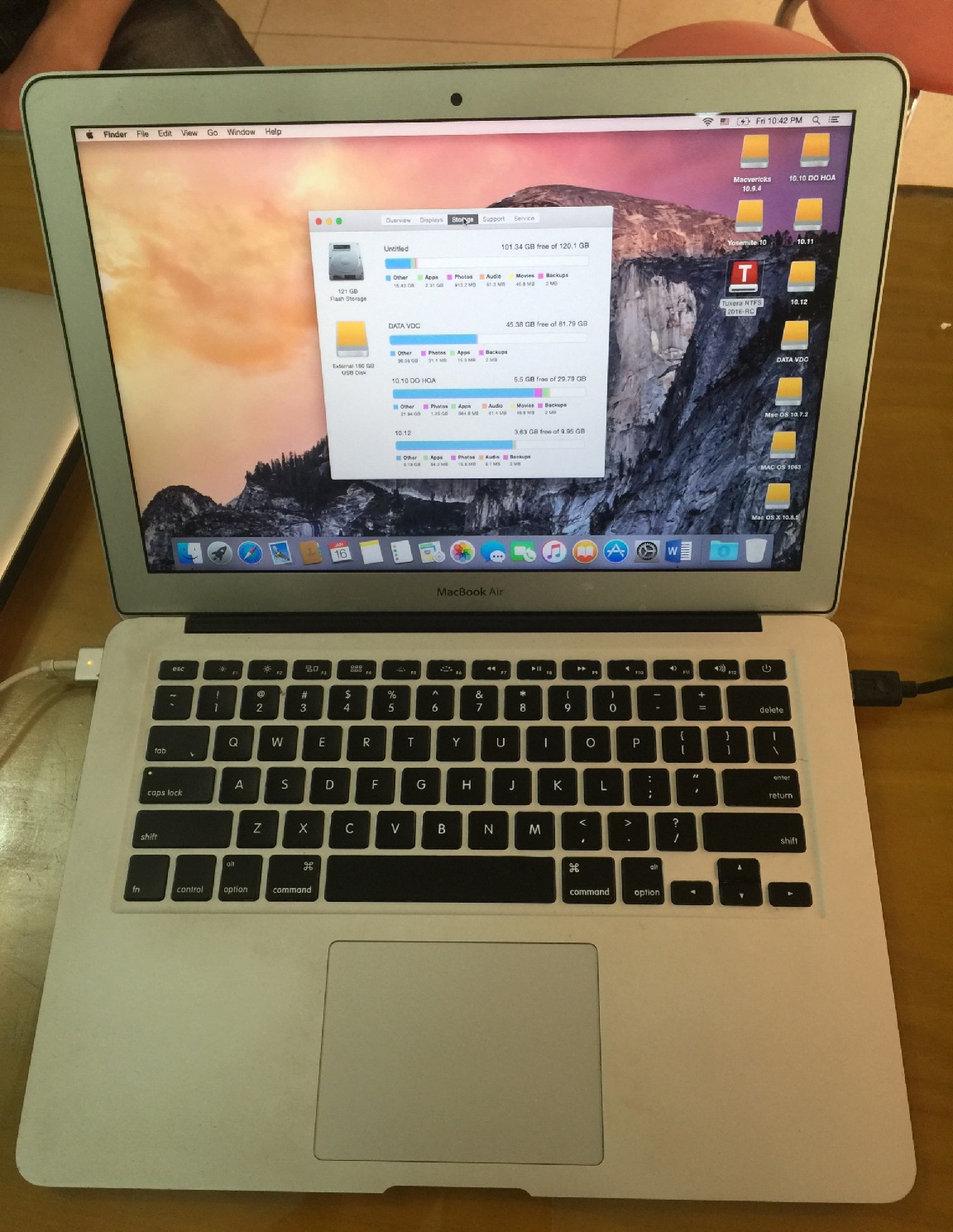 MACBOOK AIR 13.3 INCH 2014 CORE I5 RAM 4GB APPLE SSD 128GB 96% MD760B